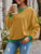 Contrast Round Neck Long Sleeve Sweatshirt