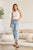 RFM Full Size Tummy Control High Waist Raw Hem Distressed Jeans