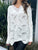 Lace Detail Openwork V-Neck Long Sleeve Sweater