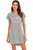 Graphic Round Neck Short Sleeve Lounge Dress