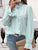 Frill Ruffled Plaid Long Sleeve Shirt