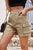 Pocketed High Waist Shorts