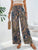 Printed Wide Leg Pants