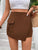 Pocketed High Waist Shorts