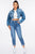 American Bazi High Waist Pleated Waist Mom Jeans