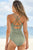 Double-Strap Ruched Tankini Set