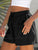 Drawstring High Waist Shorts with Pockets