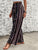 Printed High Waist Wide Leg Pants