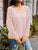 Contrast Round Neck Long Sleeve Sweatshirt