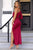 One Shoulder Ruched Slit Maxi Dress