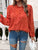 Frill Round Neck Long Sleeve Shirt