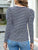 Striped Round Neck Long Sleeve T-Shirt