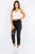 American Bazi High Waist Distressed Cropped Straight Jeans