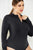 Plus Size Zip Up Long Sleeve Bodysuit