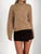 Openwork Round Neck Long Sleeve Sweater