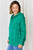 Zenana Half Snap Long Sleeve Hoodie