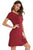 Round Neck Short Sleeve Lounge Dress