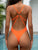 Backless Spaghetti Strap One-Piece Swimwear