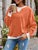 Contrast Round Neck Long Sleeve Sweatshirt