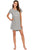 Graphic Round Neck Short Sleeve Lounge Dress