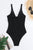 Plunge Wide Strap One-Piece Swimwear