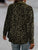 Full Size Leopard Buttoned Jacket