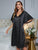 V-Neck Flutter Sleeve Night Dress