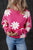 Daisy Round Neck Dropped Shoulder Sweater