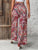 Printed Wide Leg Pants