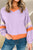 Color Block Long Sleeve Sweatshirt