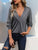 V-Neck Long Sleeve Top