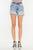 Kancan Distressed High Waist Denim Shorts with Pockets