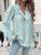 Frill Ruffled Plaid Long Sleeve Shirt