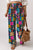 Printed High Waist Wide Leg Pants