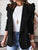 Collared Neck Puff Sleeve Blazer