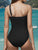 Cutout One Shoulder One-Piece Swimwear