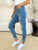 Judy Blue Full Size Mid Rise Destroy & Cuff Skinny Jeans