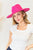 Fame Flat Brim Fedora Fashion Hat