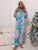 Zip Front Long Sleeve Hooded Teddy Lounge Jumpsuit