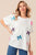 BiBi Sequin Bow Patch Short Sleeve T-Shirt