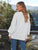 Slit Round Neck Long Sleeve Sweatshirt