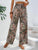 Printed Wide Leg Pants