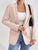 Shawl Collar Long Sleeve Blazer