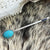 Turquoise Alloy Hairpin