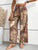 Printed Wide Leg Pants