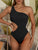 Cutout One Shoulder One-Piece Swimwear