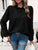 Frill Round Neck Long Sleeve Shirt