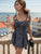 Sweetheart Neck Spaghetti Strap Denim Dress