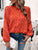 Frill Round Neck Long Sleeve Shirt