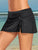 Full Size Drawstring Mini Swim Skirt